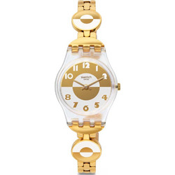 Swatch Masterglam Γυναικείο Ρολόι με Χρυσό Μεταλλικό Μπρασελέ LK369G