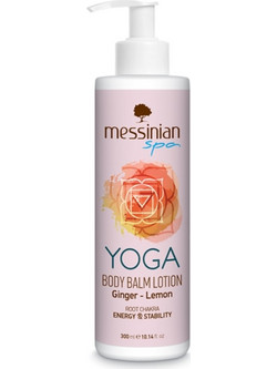 Messinian Spa Yoga Ginger & Lemon Body Balm Ενυδατική Lotion Σώματος 300ml
