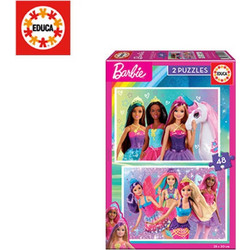 Παιδικό Puzzle Educa Barbie 2x48 Κομμάτια
