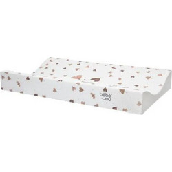 Bebe Jou Sweet Butterfly Μαλακή Αλλαξιέρα Μωρού Πλαστική 72x44cm Λευκή