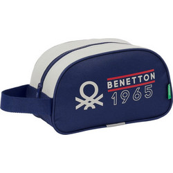 Safta Benetton Varsity 812406248 Παιδικό Νεσεσέρ 26x12x15cm Navy Μπλε