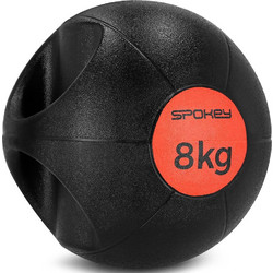Spokey Gripi weight ball filled with sand 8 kg 929866-black-red
