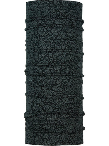 P.A.C. Merino Wool - 100% Wool (Merino) Μαντήλι Λαιμού - Paisley Black