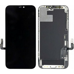 Οθόνη LCD και Οθόνη Μηχανισμού Αφής για iPhone 12 / 12 Pro OLED GX Hard - Μαύρο