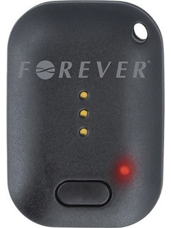 Forever Bluetooth Anti-Lost Tracker Apple Find My / Google Find My Device Black 1 Pack