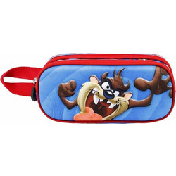 Karactermania Looney Tunes Tasmanian Devil Κασετίνα με 2 Θήκες Μπλε 02667
