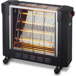 IQ HT-1477 Black Σόμπα Χαλαζία 2400W με Θερμοστάτη