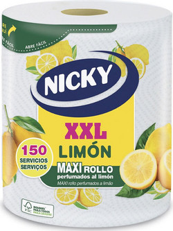 NICKY XXL LIMON maxi rollo cocina perfumado 150 u