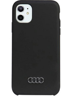 Audi Silicone Case Black (iPhone 12 / 12 Pro)