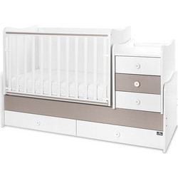 Lorelli Maxi Plus New Πολυμορφική Κούνια με Στρώμα 62x110cm White Stringv 10150300037A