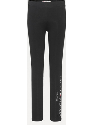 Tommy Hilfiger Παιδικό κολάν Essential Legging KG0KG05183 BDS - Black