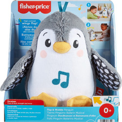 Fisher-Price Flap & Wobble Μουσικό Πιγκουϊνάκι με Ήχους