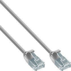 Techly U/UTP Cat.6 Καλώδιο Δικτύου Ethernet 2m Grey U6-SLIM-020T2