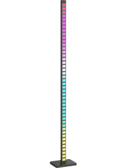 xanlite φωτιστικό δαπέδου με μικρόφωνο RGB usb 120cm και τηλεχειριστήριο