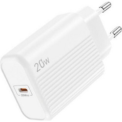 Lamtech LAM112686 Φορτιστής Χωρίς Καλώδιο με Θύρα USB-C 20W Power Delivery White