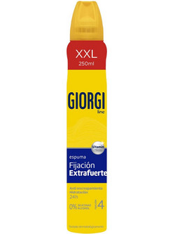 Giorgi 4 Fijacion Extrafuerte Αφρός Μαλλιών για Μπούκλες Πολύ Δυνατό Κράτημα 250ml