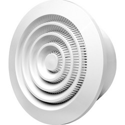 Europlast Περσίδα Εξαερισμού Στρογγυλή Φ100mm Με Σίτα Λευκή NGA100