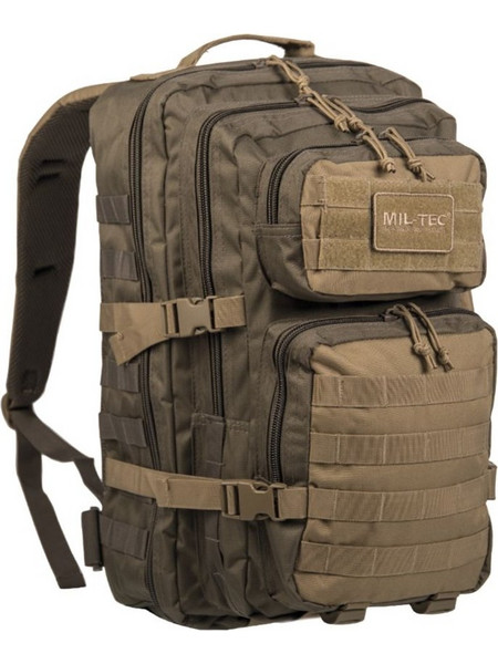 Mil-Tec Assault Tactical Αδιάβροχο Στρατιωτικό Σακίδιο 36lt Green/Coyote