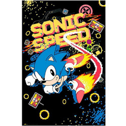 385651 ΑΦΙΣΑ 61Χ91,5ΕΚ SONIC THE HEDGEHOG SPEED
