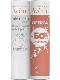 Avene Cold Cream Nutritious Lipstick Duplo 2x4gr