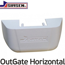 OUTGATE/H White - Οριζόντιο Κάλυμμα Προστασίας για τον ανιχνευτή Outgate, σε Λευκό χρώμα