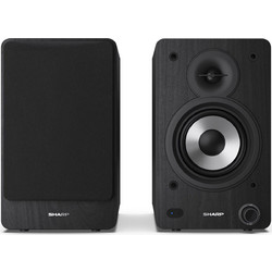Sharp CP-SS30 Αυτοενισχυόμενα Ηχεία με Bluetooth 60W Μαύρα (Ζεύγος)