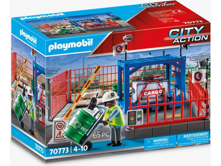 Playmobil City Action Σταθμός Cargo για 4-10 Ετών 70773
