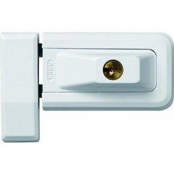 ABUS 3030 Πρόσθετη κλειδαριά ασφαλείας με κλειδί για παράθυρα πόρτες με ανάκλιση - Λευκό