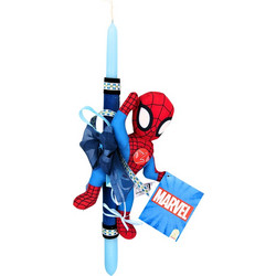 Sambro Παιχνιδολαμπάδα Spiderman Marvel Με Ήχο Λούτρινο 28cm