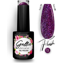 Gellie Flash 13 Glitter Ημιμόνιμο Βερνίκι Νυχιών