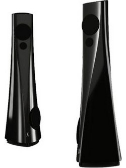 Estelon YB MKII Ζεύγος Ηχείων Hi-Fi Δαπέδου 150W 2 Δρόμων Black Gloss