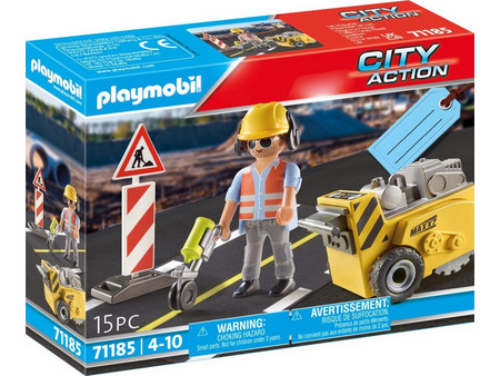 Playmobil City Action Οδικά Έργα για 4-10 Ετών 71185