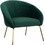 HomeMarkt Πολυθρόνα Βελούδινη Πράσινη Joyce HM8549.03