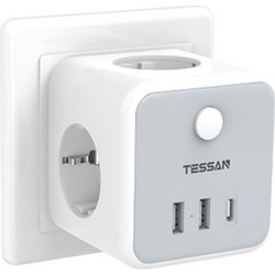 TESSAN TS-301-DE-C IN 1 POWERCUBE SOCKET