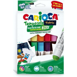 Carioca Temperello Fabric Σετ Μαρκαδόροι για Ύφασμα 10τμχ (10342324)