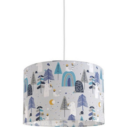 Παιδικό Φωτιστικό Κρεμαστό Forest 35x24cm Ε27 Grey-Blue Veis