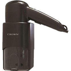 Πιστολάκι Μαλλιών Ξενοδοχείου Crown CHD-13BWS 1300W Μαύρο
