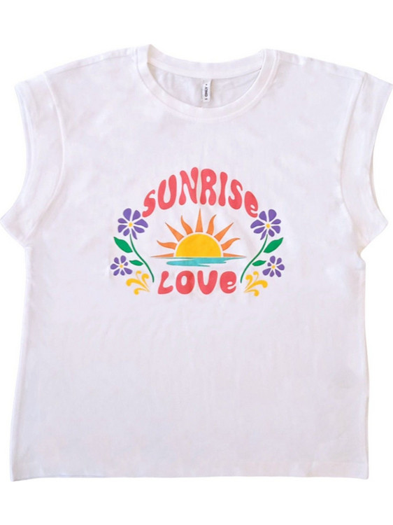 Top Only Onllovely Love Love Cs Jrs 15322534-Cloud Dancer-Sunrise Γυναικείο