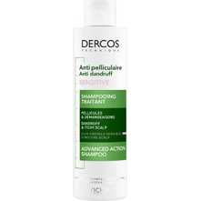 Vichy Dercos Anti-Dandruff Sensitive Scalp Σαμπουάν για Ψωρίαση κατά της Ξηροδερμίας & της Πιτυρίδας για Ξηρά Μαλλιά 200ml