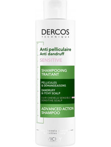 Vichy Dercos Anti-Dandruff Sensitive Scalp Σαμπουάν για Ψωρίαση κατά της Ξηροδερμίας & της Πιτυρίδας για Ξηρά Μαλλιά 200ml
