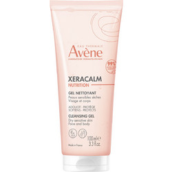 Avene XeraCalm Nutrition Cleansing Gel Αφρόλουτρο σε Gel για Ξηρό Δέρμα 100ml