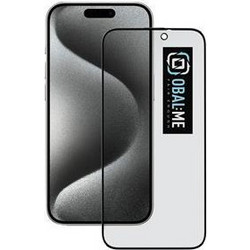 OBAL:ME Privacy 5D Glass Screen Protector for Apple iPhone 15 Pro Black