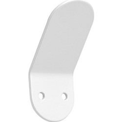 Κρεμάστρα από Χάλυβα Λευκό Ματ 30x65mm Roline 422