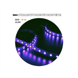 ΤΑΙΝΙΑ LED 14.4W RGB IP20 24V 60LED/M ADELEQ - 30-3424901