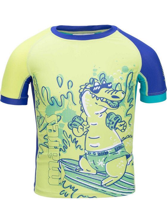 MARES Παιδική Κοντομάνικη Μπλούζα RASHGUARD SHIELD GREEN παιδιά