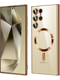 Techsuit Luxury Crystal MagSafe - θήκη για Samsung Galaxy S24 Ultra - Διάφανο
