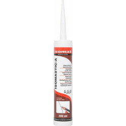 ISOMASTIC-A 280ml - Λευκή Ελαστοπλαστική ακρυλική μαστίχη ISOMAT