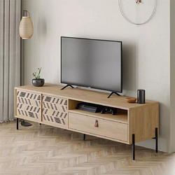 Megapap Έπιπλο Τηλεόρασης Ξύλινο Μπεζ Μ170xΠ45xΥ48.6cm Dionysos GP037-0066,2