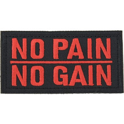 PATCH NO PAIN NO GAIN Μαύρο 35049 (H&S)