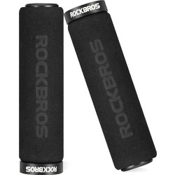 Rockbros BT1001BKBK sponge bicycle handlebar grips - black